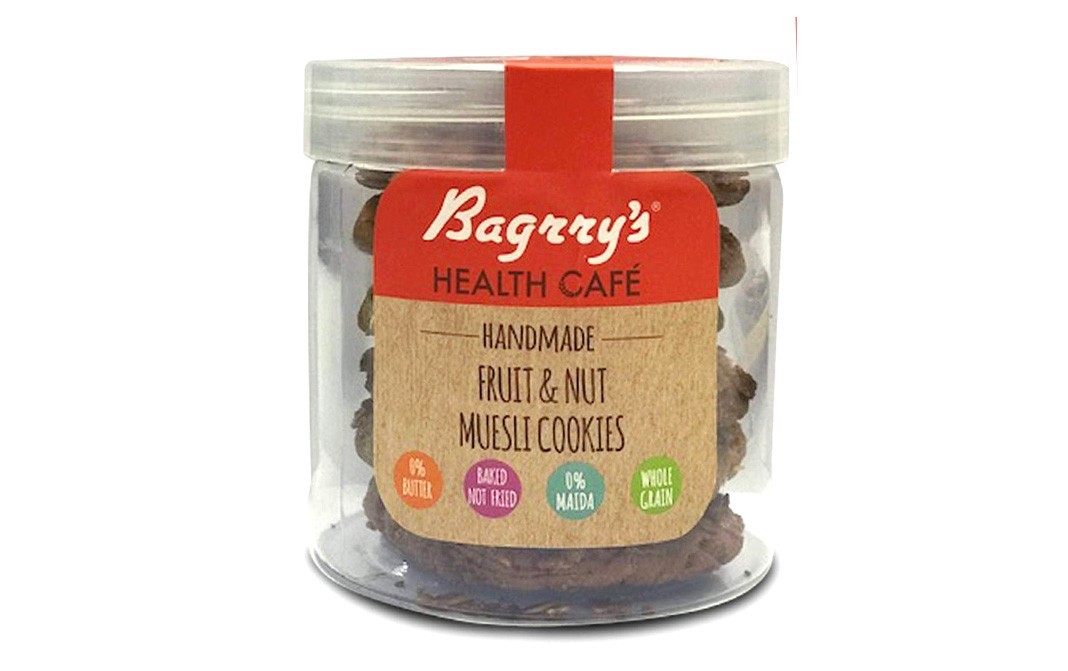 Bagrry's Fruits & Nut Muesli cookies    Jar  200 grams
